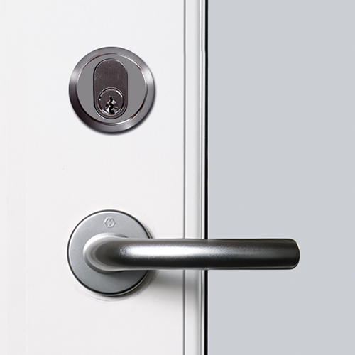 Facadedørsgreb - DG1 - Inkl. Cylinder og Vrider